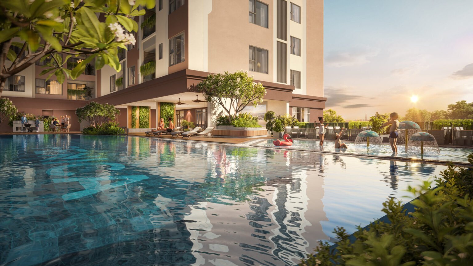 Tiện ích hồ bơi Fenica